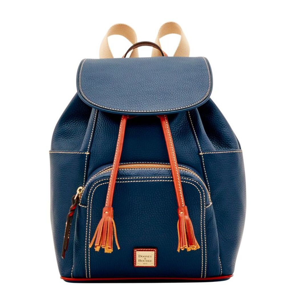 Dooney & Bourke Pebble Grain Large Murphy Backpack - Midnight Blue